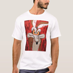 Camiseta Wile E Coyote Rojo Furia
