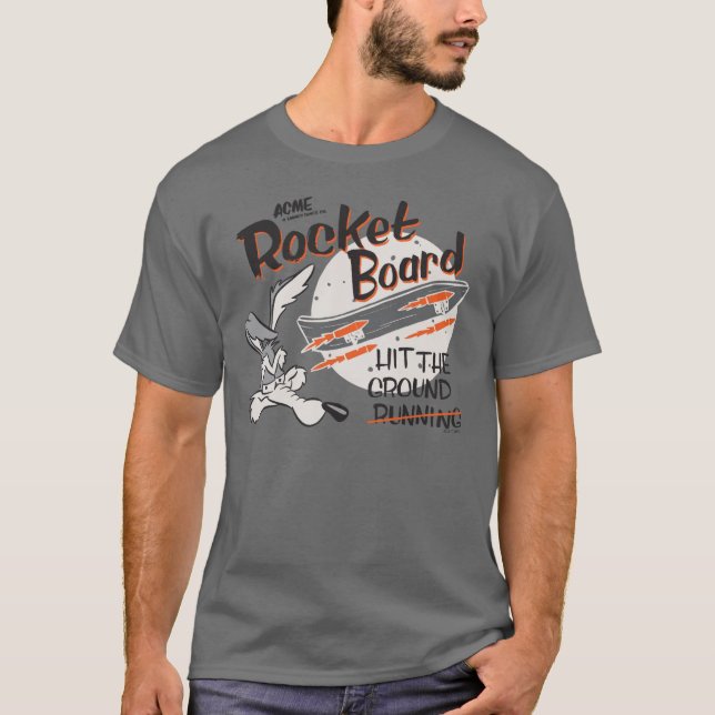 CAMISETA WILE E. COYOTE™ TABLA DE COHETE DE ACME (Anverso)