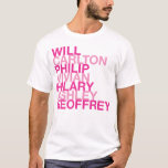 Camiseta Will Carlton Philip Vivian Hilary Ashley Geoffrey<br><div class="desc">Will Carlton Philip Vivian Hilary Ashley Geoffrey</div>