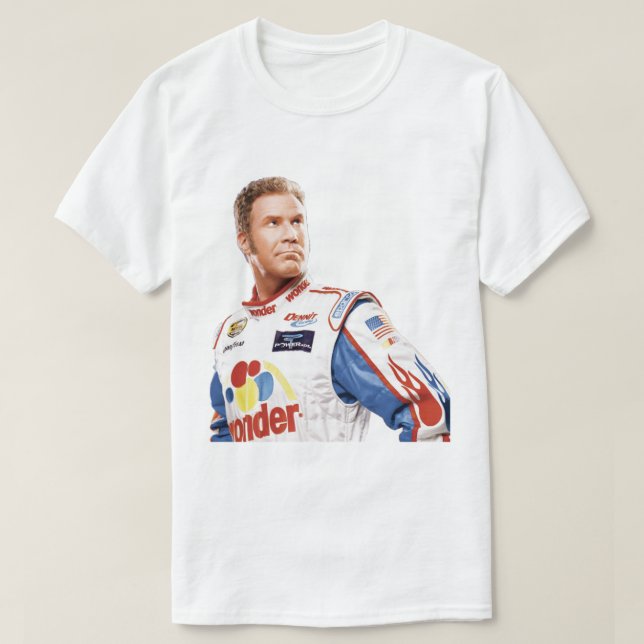 Camiseta Will Ferrell Talladega Nights Ricky Bobby   (Diseño del anverso)