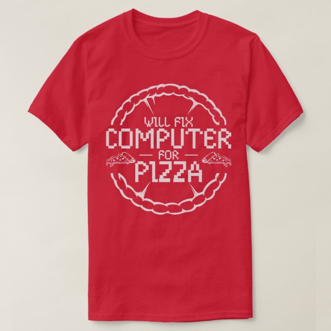 Camiseta Will Fi Computer Para El Programador De Soporte Té (Diseño del anverso)