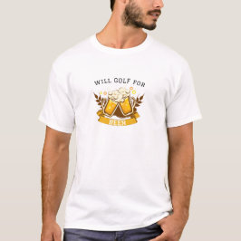 Camiseta Will GOLF para la cerveza | PERSONALIZABLE