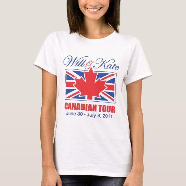 CAMISETA WILL & KATE CANADIAN TOUR (Anverso)