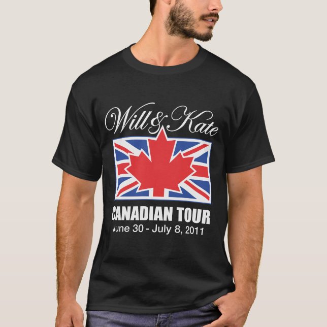 CAMISETA WILL & KATE CANADIAN TOUR (Anverso)