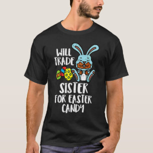Camiseta Will Trade Si Ster Para Niños Ca Ndy De Pascua
