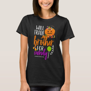 Camiseta Will Trade Sister Para La Familia Candy Cute Hallo
