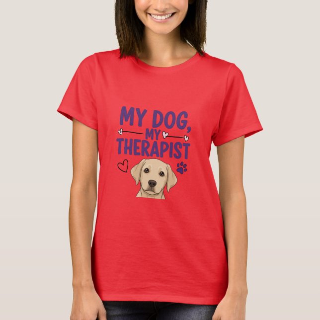 Camiseta Will Work for Dog Treats Tee for Dog Parents  (Anverso)