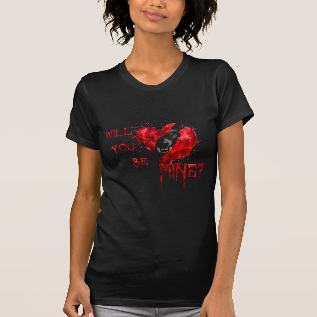 Camiseta WIll You Be Mine Valentine Shirt (Anverso)