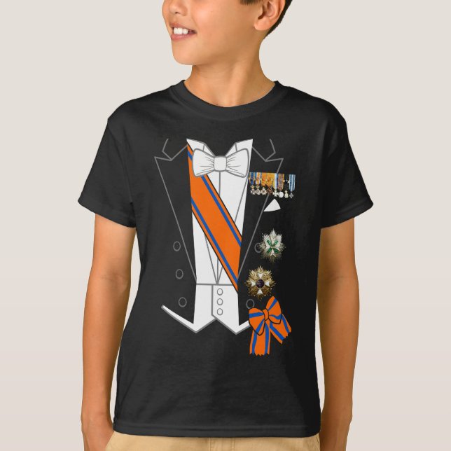 Camiseta Willem-Alexanders Gala Kostuum (Anverso)