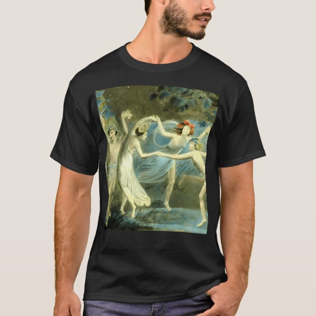 Camiseta William Blake Oberon Titania Y Puck Con (Anverso)