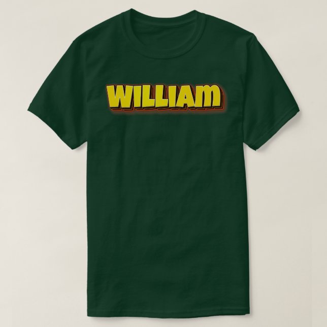Camiseta William Mi Nombre Es William 4 (Diseño del anverso)