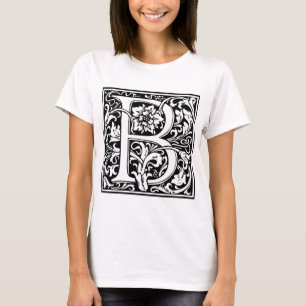 Camiseta William Morris Alphabet "B"
