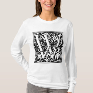 Camiseta William Morris Alphabet "W"