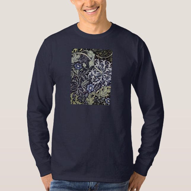 Camiseta William Morris - flores (Anverso)