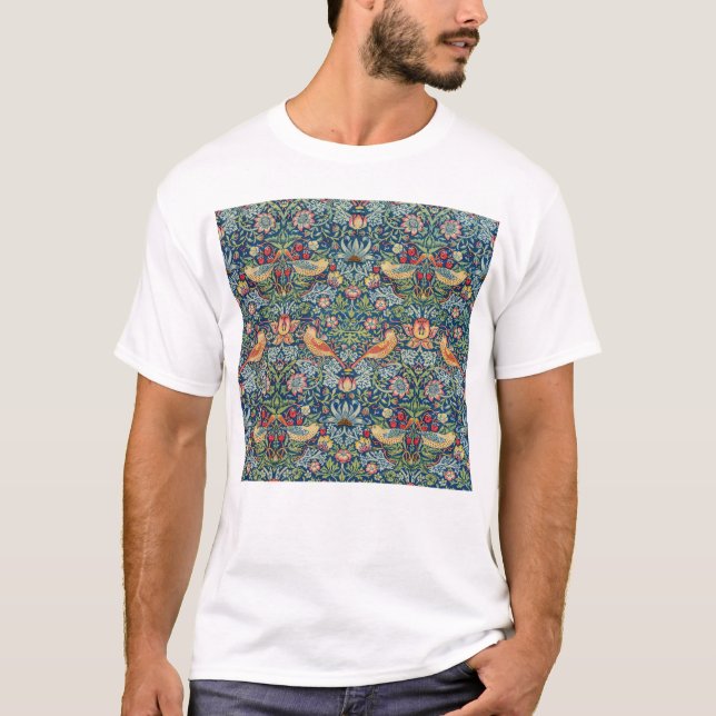 Camiseta William Morris - Ladrón de fresas (Anverso)