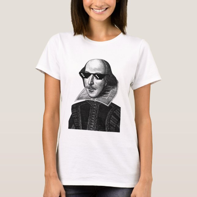 Camiseta William Shakespeare con Shades (Anverso)