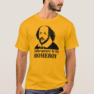 Camiseta William Shakespeare es mi Homeboy