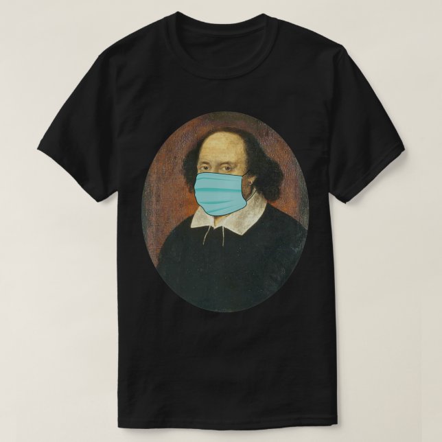 Camiseta William Shakespeare Face Mask Pullover (Diseño del anverso)