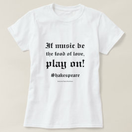Camiseta William Shakespeare Love Quote L3