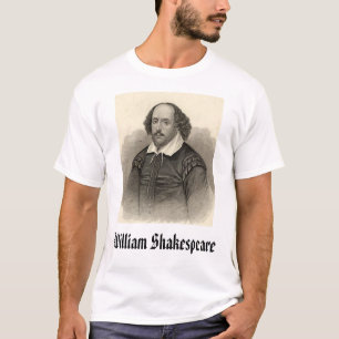 Camiseta William Shakespeare, William Shakespeare