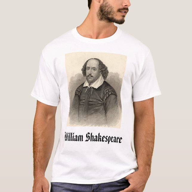 Camiseta William Shakespeare, William Shakespeare (Anverso)
