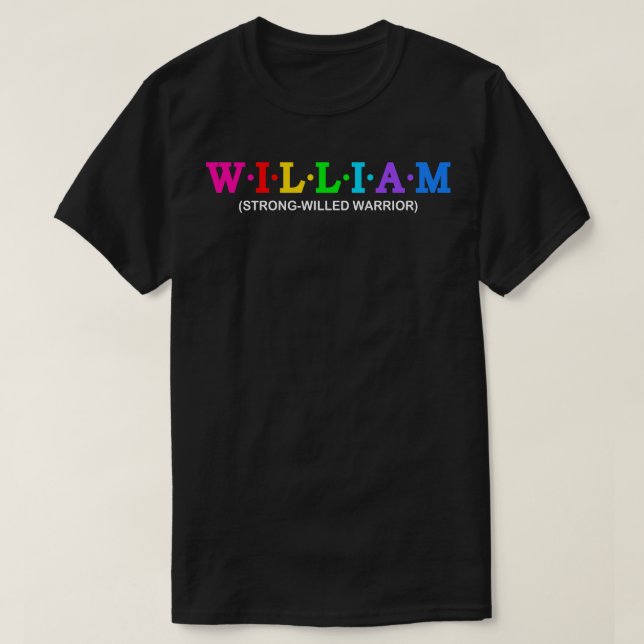 Camiseta William Strongwilled Warrior (Diseño del anverso)