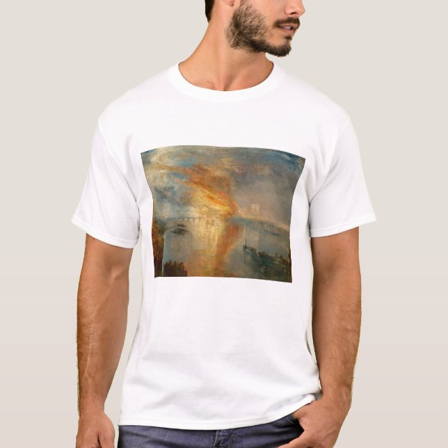 Camiseta William Turner - El incendio del Parlamento (Anverso)