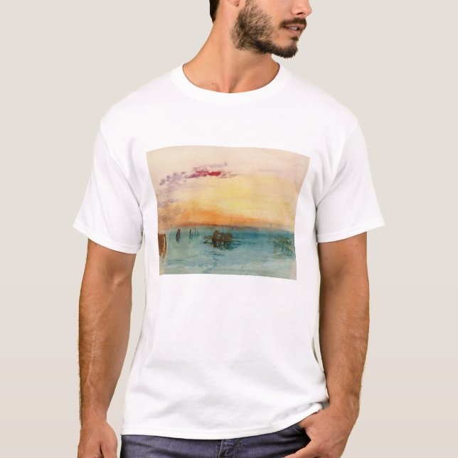 Camiseta William Turner - La laguna cerca de Venecia al ata (Anverso)