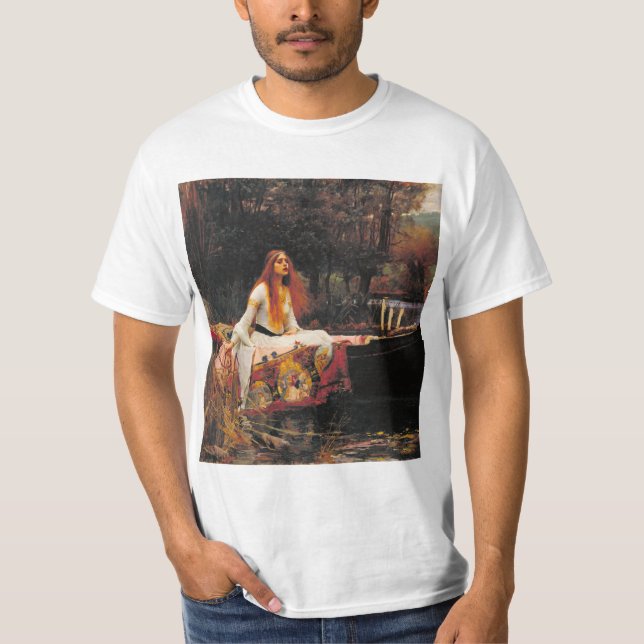 Camiseta William Waterhouse - La Señora de Shalott (Anverso)