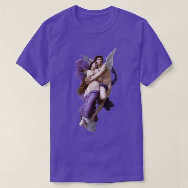 Camiseta WilliamAdolphe Bouguereau The Abduction of Psyche (Diseño del anverso)