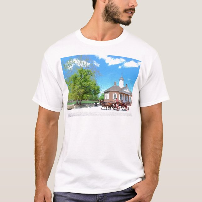 Camiseta Williamsburg colonial (Anverso)