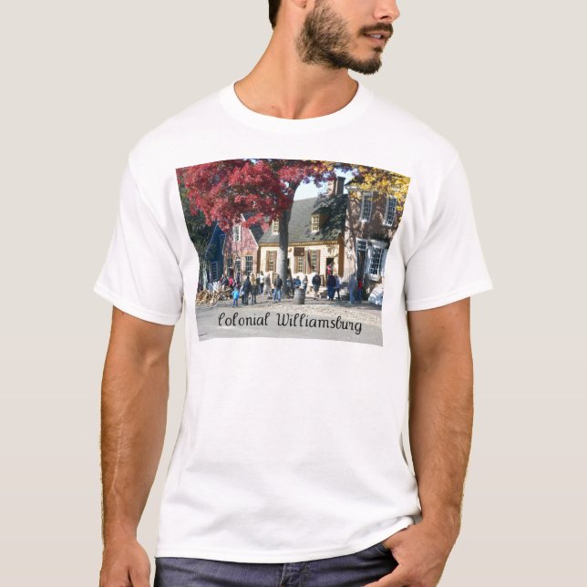 Camiseta Williamsburg colonial (Anverso)