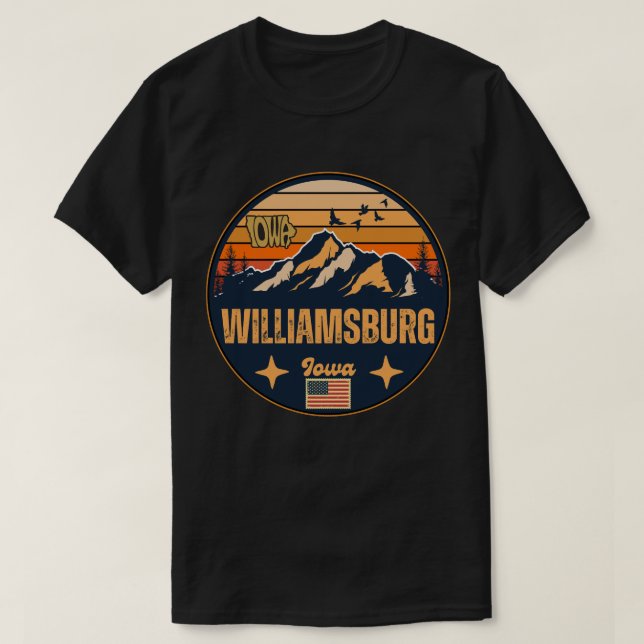 Camiseta Williamsburg, Iowa (Diseño del anverso)