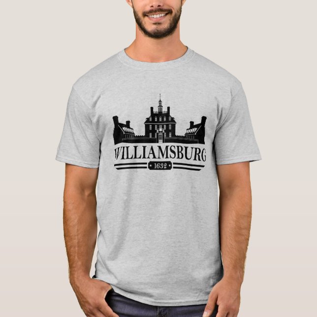 Camiseta Williamsburg, Virginia, 1632 (Anverso)