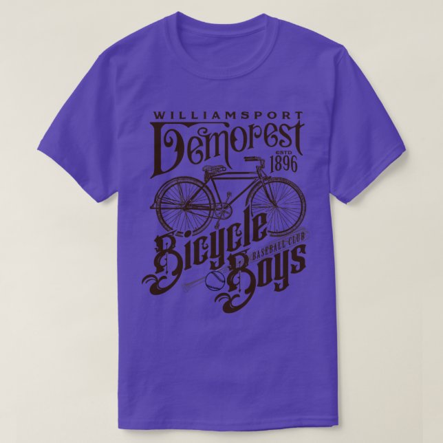 Camiseta Williamsport Demorest Bicycle Boys (Diseño del anverso)