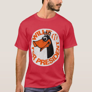 Camiseta Willie el pato para el presidente