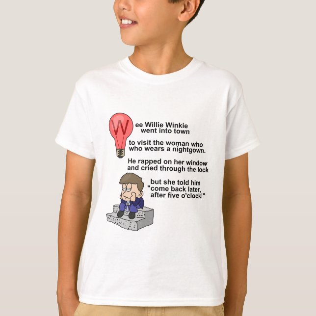 Camiseta Willie pequenito Winkie (Anverso)