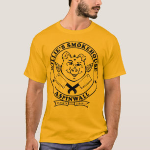 CAMISETA WILLIES CLEVER LOGO ASPINWALL NEGRO