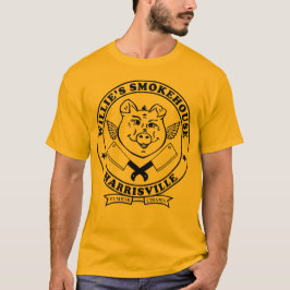 CAMISETA WILLIES CLEVER LOGO HARRISVILLE BLACK