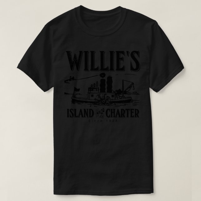 Camiseta Willies Island Charters (Diseño del anverso)