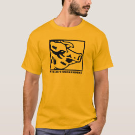 CAMISETA WILLIES SMOKEHOUSE PIGG NEGRO