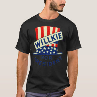 Camiseta Willkie de 1940 para presidente