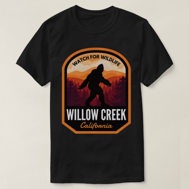 Camiseta Willow Creek California (Diseño del anverso)