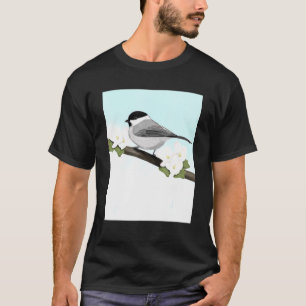 Camiseta Willow Titmouse Bird Bird Birdwatcher Songbird