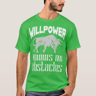 Camiseta Willpower Motivation Bull