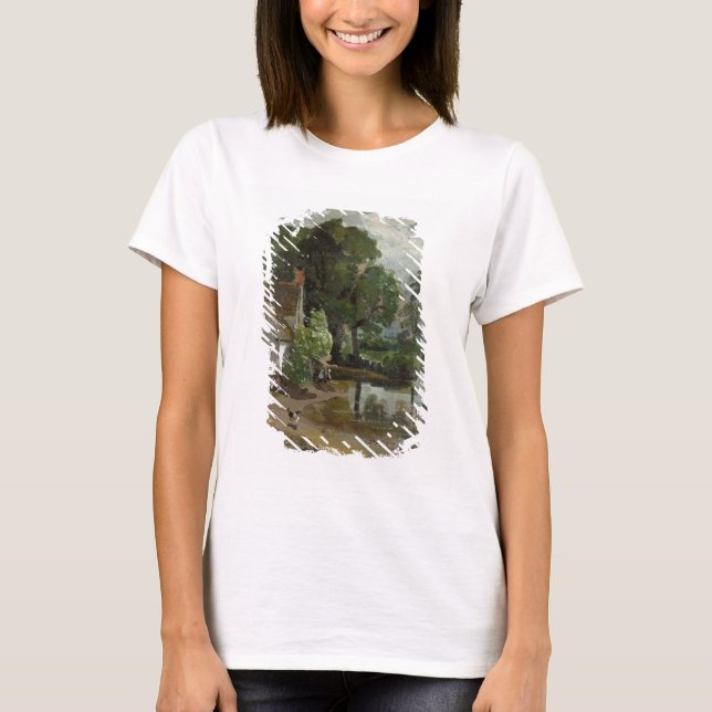 Camiseta Willy Lott's House, cerca del Flatford Mill, c.181 (Anverso)
