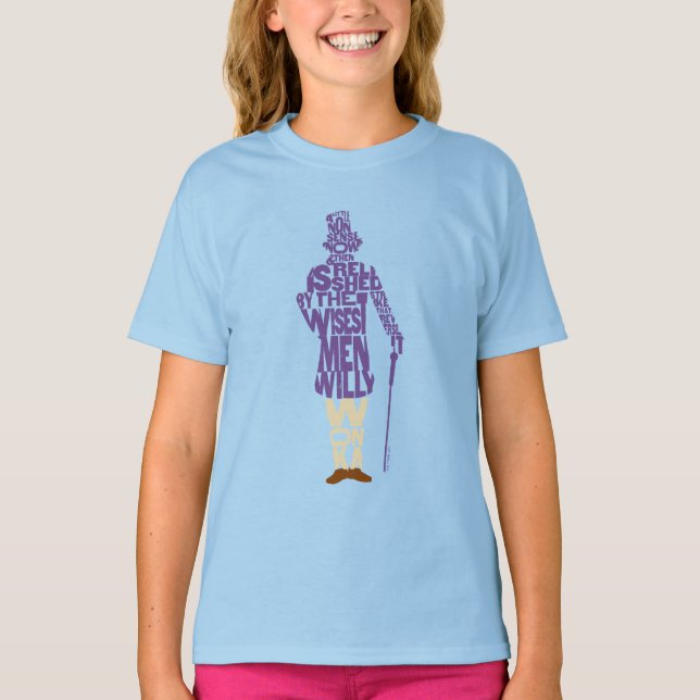 Camiseta Willy Wonka Cote Silhouette (Anverso)
