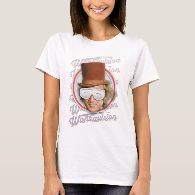 Camiseta Willy Wonka en Goggles de Wonkavision (Anverso)