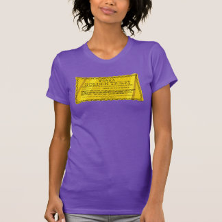 Camiseta Willy Wonka Golden Ticket