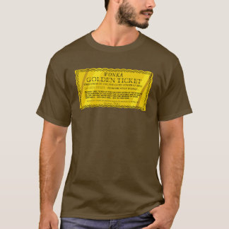 Camiseta Willy Wonka Golden Ticket